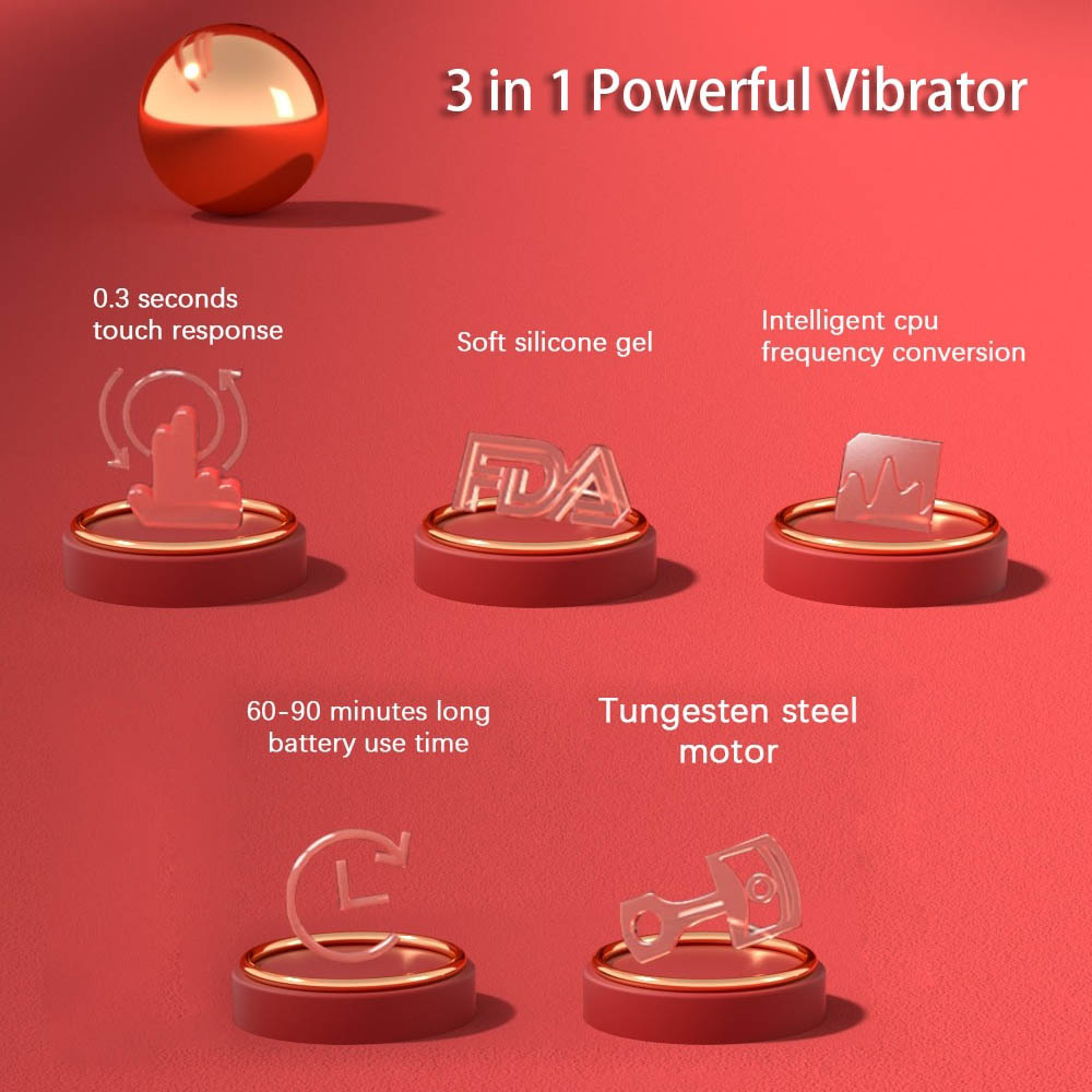 Patting Vibrator for Clitoris / Women's Powerful Stimulator / Female G-Spot Vibrator - EVE's SECRETS
