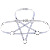 Pentagram Body Bra Harness for Men and Women / Sexy PU Leather Body Harness - EVE's SECRETS