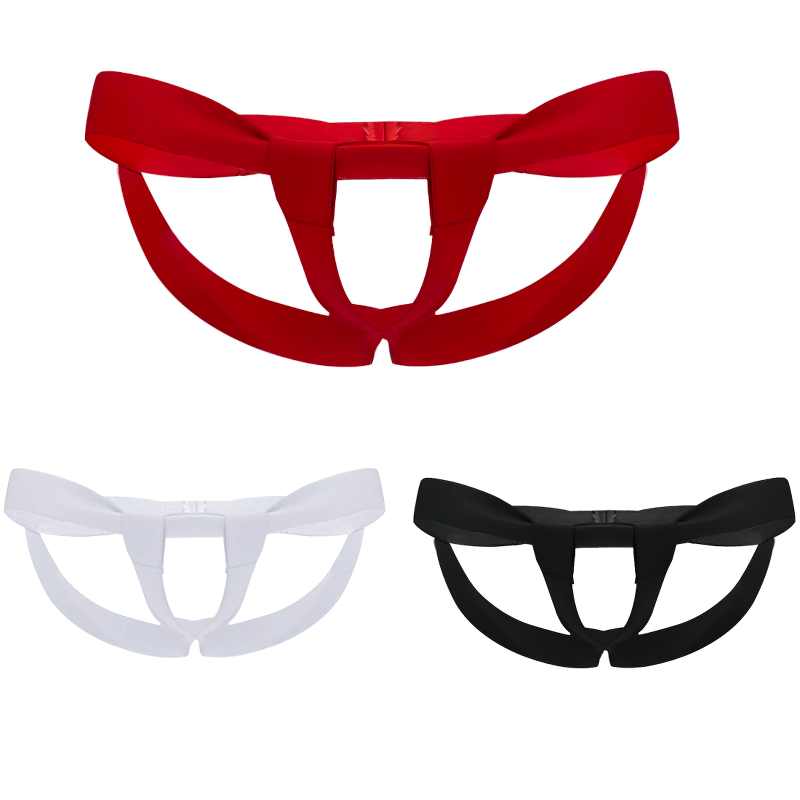 Porno Lingerie Men's Sexy G-String Bandage / Male Underwear With Slidable Penis Hole - EVE's SECRETS