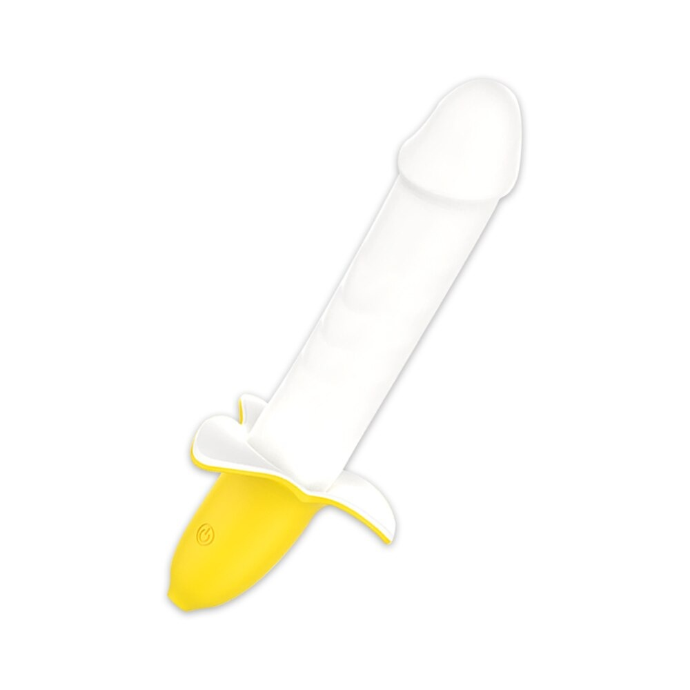 Powerful Banana Vibrator for Ladies / Pulse Retractable Dildo Clitoral Stimulator - EVE's SECRETS