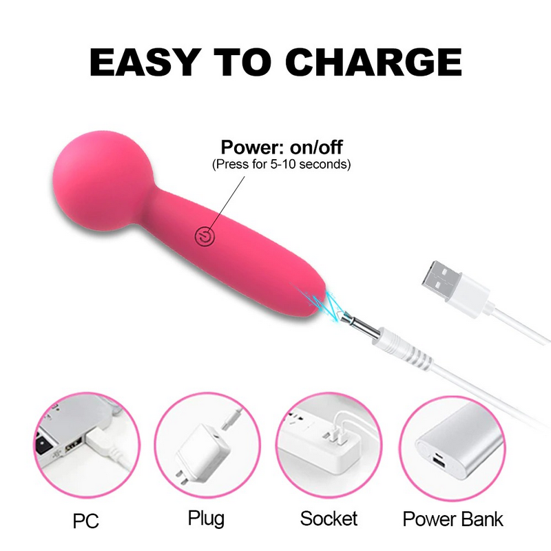 Powerful Female Mini Vibrator /  Clitoris Stimulator G-Spot Dildo / Women's Vibrating Masturbator - EVE's SECRETS