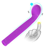 Leistungsstarker G-Punkt-Vibrator / Sexspielzeug für Frauen mit weichem Silikon / wiederaufladbarer Klitoris-Stimulator 