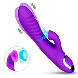 Leistungsstarker Vagina-Dildo-Vibrator / orales Saug-G-Punkt-Spielzeug für Frauen 