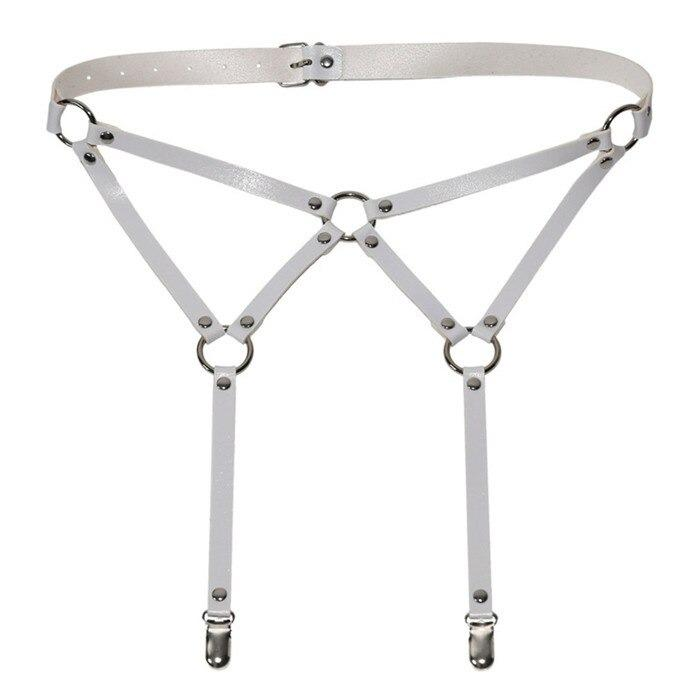 PU Leather Body Bondage Suspenders Belts / Adjustable Waist Harness / Sexy Women Garter Belt - EVE's SECRETS
