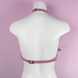 PU Leather Bra Cage Female Harness / Women's Goth Bondage Underwear Accessories - EVE's SECRETS