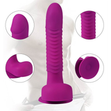Purple Female Remote Controlled Vibrators / Double Penetrations Sex Toy / Women's Clitoral Massager - EVE's SECRETS