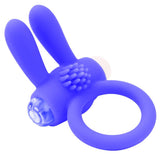 Rabbit Cock Ring Vibrator / Triple Clitoris Massager / Cocking Delay Ejaculation Vibe Sex Toys - EVE's SECRETS