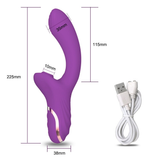 Rabbit Vibrator with Clitoral Suction Function / 2 in 1 G-Spot and Clitoral Mastrubator for Women - EVE's SECRETS