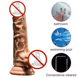 Realistic Dildo with Remote Control / Vibrating Heating Penis for Ladies / Rotating Sex Toy - EVE's SECRETS