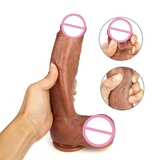 Realistic Penis for Women with Skin Feeling / Female Double-Layer Silicone Dildo Masturbator - EVE's SECRETS