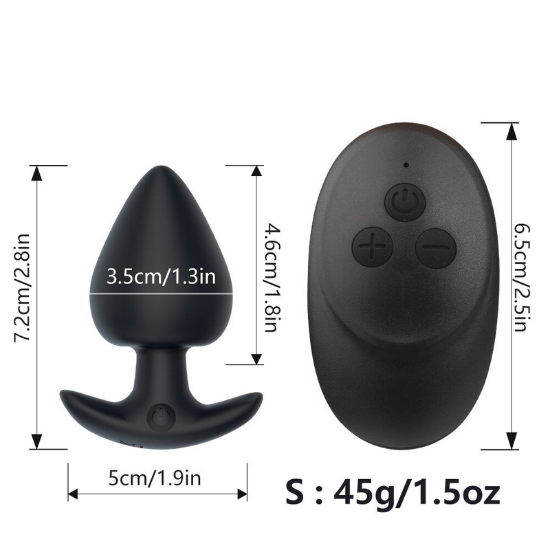 Remote Control Anal Plug Vibrator / Butt Plug For Men and Women / Big Anal Dildos - EVE's SECRETS