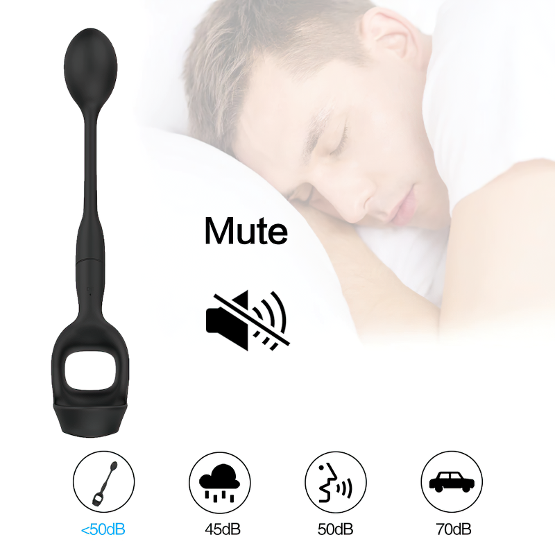 Remote Control Vibrating Penis Massager / Testicle Prostate Cock Ring / Sex Toys For Men - EVE's SECRETS
