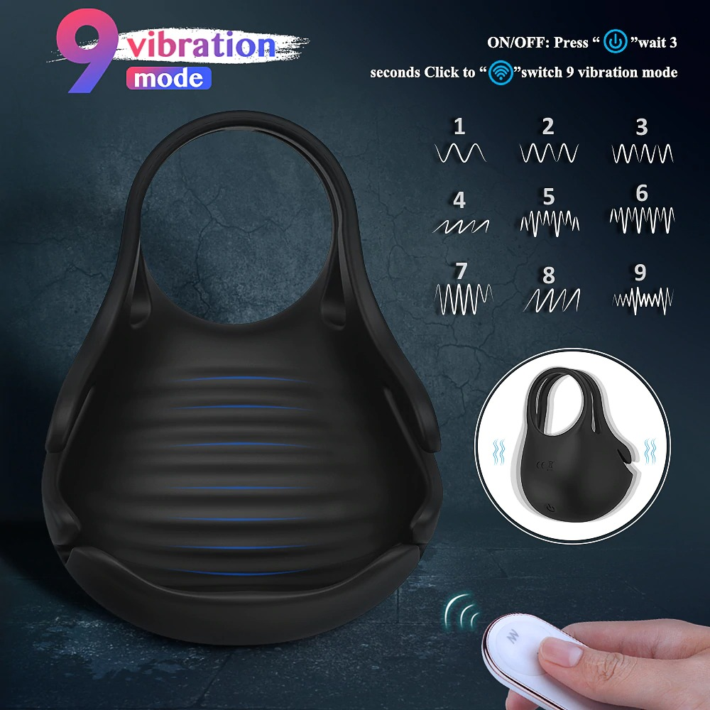 Remote Controlled Scrotum Massager / Vibrating Cock Rings / Penis Massager - EVE's SECRETS