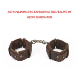 Retro BDSM Bondage Kit of 4-Pieces / Handcuffs & Restraint Collar for Adult / Erotic Sex Toys - EVE's SECRETS