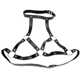 Role Play Mouth Gag Body Harness / PU Leather Breast Clips / Restraints Sex Toys For Women - EVE's SECRETS