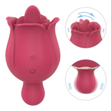 Rose Vibrator for Women / Sex Toy Clitoral Stimulator / Adult Tongue Licker for Ladies