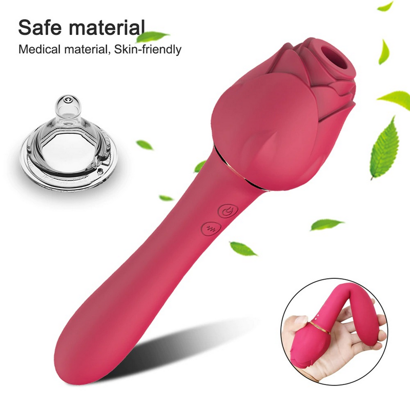 Rose Vibrators For Women / Vagina Sucking Clitoris Stimulator / G Spot Powerful Vibrating Dildo - EVE's SECRETS