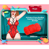 Set Sexy Handcuffs Whip Rope / Adult Slave Handcuffs for Couples / Bondage Set for Sex Games - EVE's SECRETS