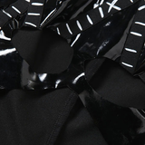 Sexy Black Women's Costume / Mini Dress with Long Sleeve / Erotic Wetlook Mask with Ears - EVE's SECRETS