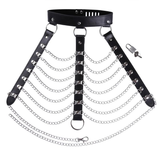 Sexy Body Chest Harness for Women with Many Chains / Body Harness Accessory in Fetish Fashion - EVE's SECRETS
