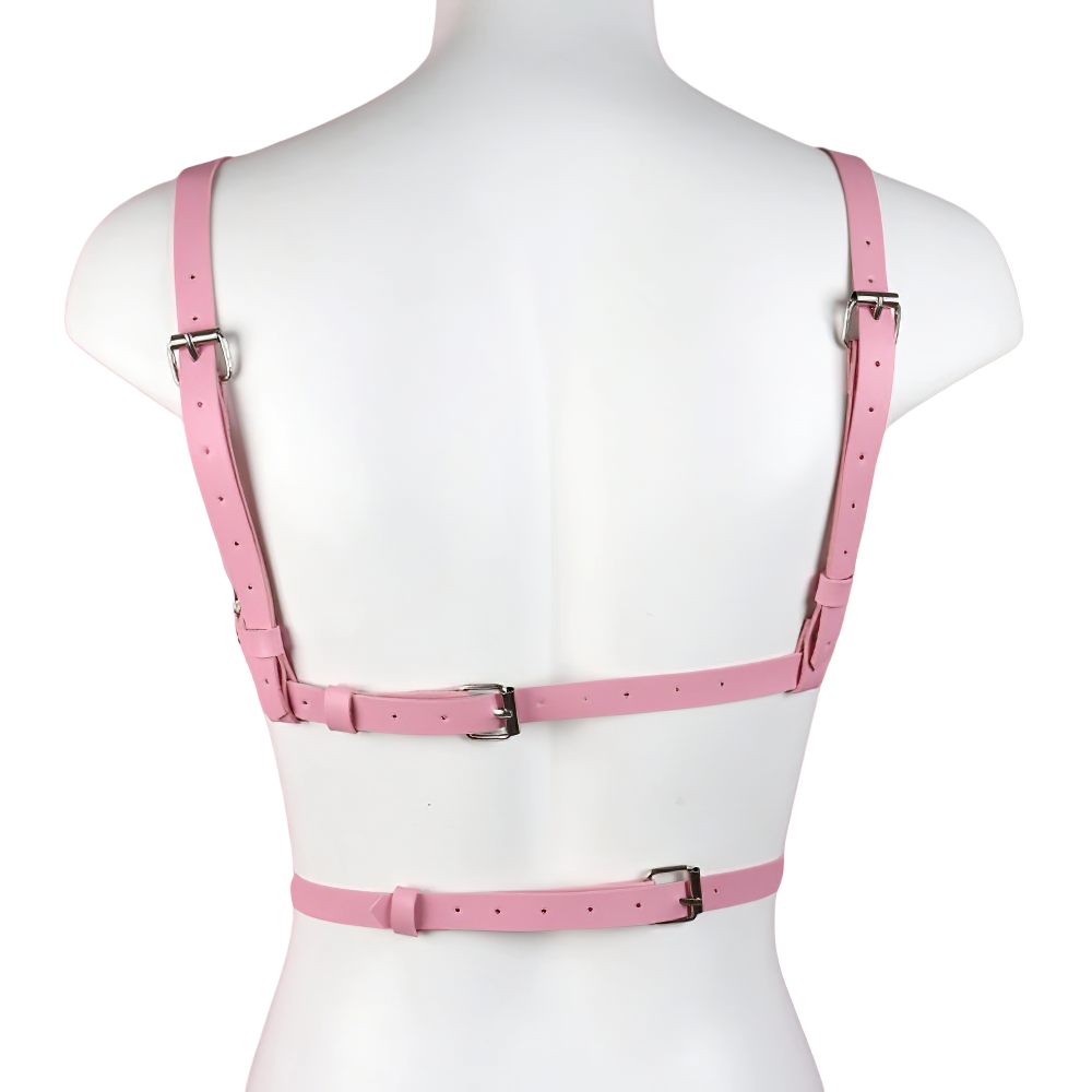 Sexy Chest Harness Bondage For Women / Gothic Female PU Leather Garters Belt - EVE's SECRETS