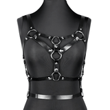 Sexy Chest Harness for Women / Gothic Female PU Leather Bondage Belt
