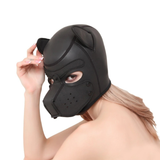 Sexy Neoprene Headgear for Role-Playing Games / Dog Puppy Mask / Adult BDSM Gear