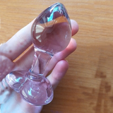 Sexy Heart Crystal Anal Plug / Pink Prostate Massager / Anal Masturbation Toys for Men & Women - EVE's SECRETS