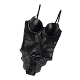 Female Erotic Lingerie with Lace / Push Up Bra Set for Adult / Sexy Temptation Bodysuit - EVE's SECRETS
