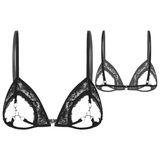 Sexy Ladies Push Up See Through Bra / Hollow Out Open Cups Womens Lingerie - EVE's SECRETS
