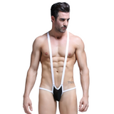 Sexy elastischer Jockstrap-Verband für Herren / männlicher Trikot-T-Rücken-Bodysuit-Unterwäsche 