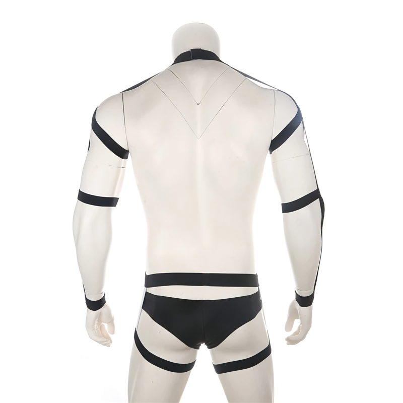 Sexy Men's Elastic Bondage Body Harness Underwear / Male Fetish Stage Wear Lingerie - EVE's SECRETS