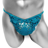 Sexy Men's Handmade Lingerie / Low Waist Cotton Crochet Panties / Hollow Out Underwear - EVE's SECRETS