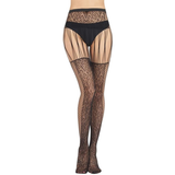 Sexy Mesh Underwear for Lady / Black Erotic Seductive Stockings with Suspenders - EVE's SECRETS