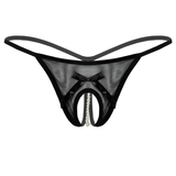 Sexy See Through Open Crotch Briefs Panties / Female T-Back Thong Panties Underwear - EVE's SECRETS