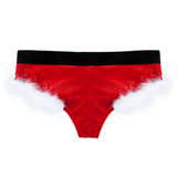 Sexy Velvet Lingerie Panties Briefs / Exotic Christmas Underwear Jockstraps For Men - EVE's SECRETS