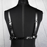 Sexy Women PU Leather Bra Harness / Body Bondage Garter Belt / Underwear Bust Suspenders - EVE's SECRETS