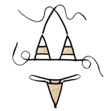 Sexy Women Underwear Lingerie Set / Micro Bikini Bra Top with Briefs Bottoms - EVE's SECRETS
