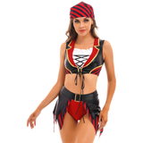 Sexy Women's 3 PC Pirates Costume / Erotic Female Clothing For Role-Playing Game - EVE's SECRETS