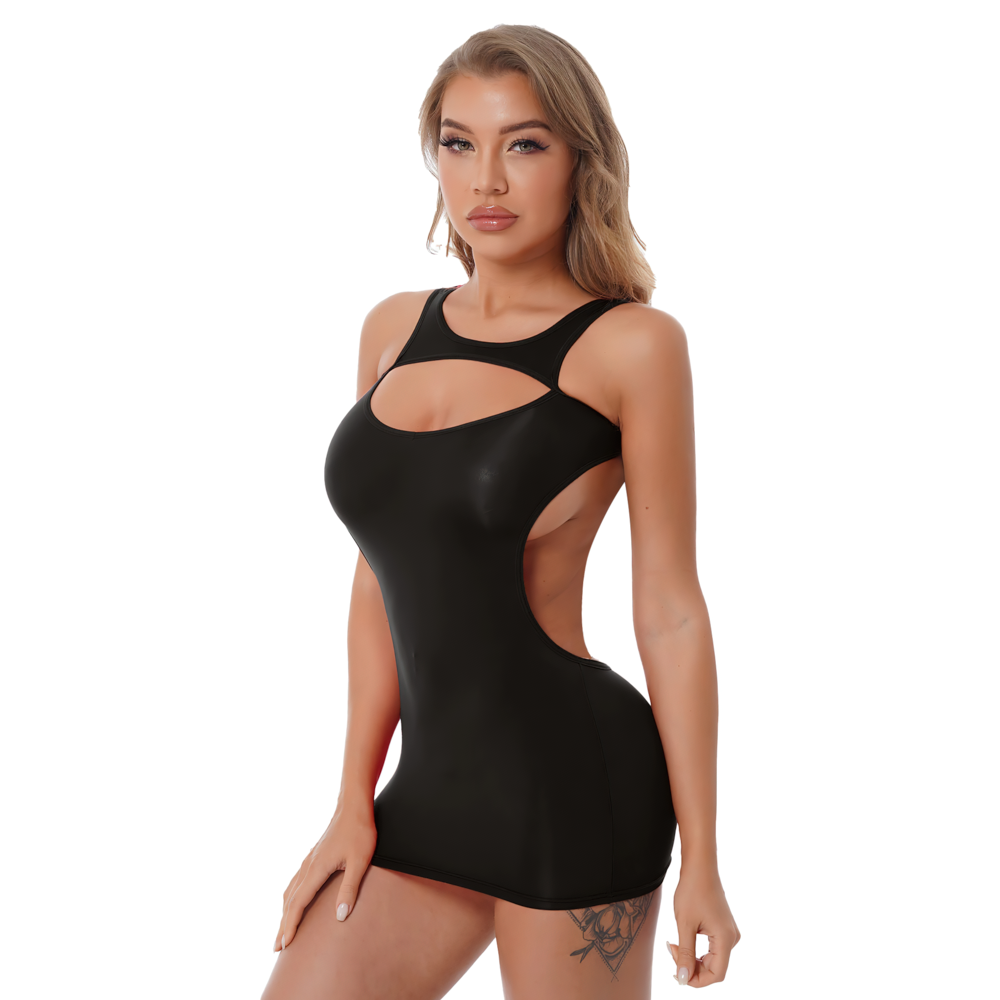 Sexy Women's Backless Short Dress / Erotic Female Tight-Fitting Clothing For Role-Playing Games - EVE's SECRETS