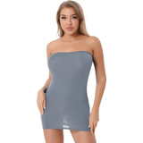 Sexy Women's Breathable Open-Back Short Dress  /  Erotic Female Transparent Clothing - EVE's SECRETS