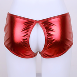 Sexy Women's Lingerie Nightclub Panties / Faux Leather Wetlook Sissy Underwear - EVE's SECRETS