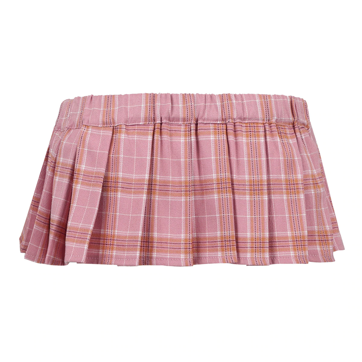 Sexy Women's Mid Waist Elastic Mini Skirt / Single Layer Cosplay Skirt in Scottish Style - EVE's SECRETS