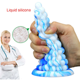 Silicone Anal Plug With Suction Cup A Grape Shape / Unisex Soft Sex Toys For Adults - EVE's SECRETS