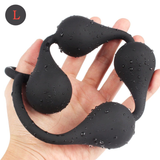 Silicone Big Anal Balls / Intimate Black Anal Beads / Sex Toys for Women & Men - EVE's SECRETS