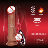 Thrusting Silicone Dildo Vibrators with Remote Control / Realistic Masturbators / Adult Sex Toys - EVE's SECRETS