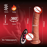 Thrusting Silicone Dildo Vibrators with Remote Control / Realistic Masturbators / Adult Sex Toys - EVE's SECRETS
