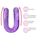 Silicone Double Head Dildo For Women / Vaginal Anal Plug Massager / Large Penis for Adult - EVE's SECRETS