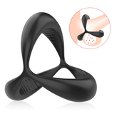 Double anneau pénien en silicone pour homme/appareil érotique extensible/jouet sexuel masculin 