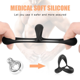 Silicone Double Penis Cock Ring for Men / Adult Device Delay Ejaculation Sex Toy - EVE's SECRETS
